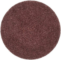 Merit Abrasives - 1" Disc Diam, 80 Grit, Aluminum Oxide Quick Change Disc - Type R Attaching System, Coated, Brown, 40,000 RPM, ALO Series - Americas Industrial Supply