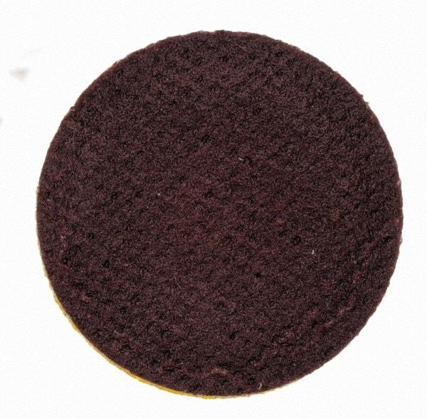 Merit Abrasives - 3/4" Disc Diam, 320 Grit, Aluminum Oxide Quick Change Disc - Type R Attaching System, Coated, Brown, 40,000 RPM, ALO Series - Americas Industrial Supply