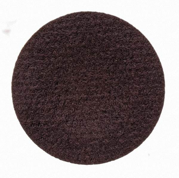 Merit Abrasives - 3/4" Disc Diam, 320 Grit, Aluminum Oxide Quick Change Disc - Type S Attaching System, Coated, Brown, 40,000 RPM, ALO Series - Americas Industrial Supply