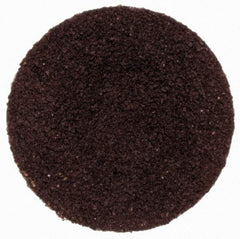 Merit Abrasives - 3/4" Disc Diam, 120 Grit, Aluminum Oxide Quick Change Disc - Type S Attaching System, Coated, Brown, 40,000 RPM, ALO Series - Americas Industrial Supply