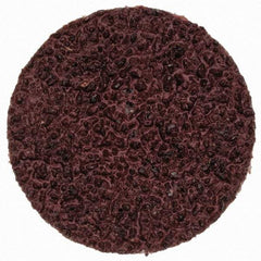 Merit Abrasives - 3/4" Disc Diam, 50 Grit, Aluminum Oxide Quick Change Disc - Type S Attaching System, Coated, Brown, 40,000 RPM, ALO Series - Americas Industrial Supply