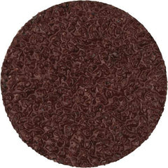 Merit Abrasives - 3/4" Disc Diam, 40 Grit, Aluminum Oxide Quick Change Disc - Type S Attaching System, Coated, Brown, 40,000 RPM, ALO Series - Americas Industrial Supply
