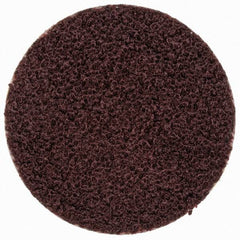 Merit Abrasives - 3/4" Disc Diam, 100 Grit, Aluminum Oxide Quick Change Disc - Type R Attaching System, Coated, Brown, 40,000 RPM, ALO Series - Americas Industrial Supply
