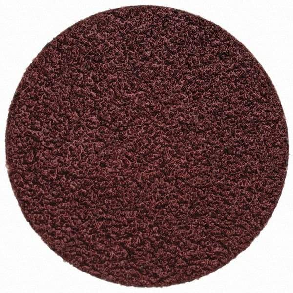 Merit Abrasives - 1-1/2" Disc Diam, 60 Grit, Aluminum Oxide Quick Change Disc - Type R Attaching System, Coated, Brown, 30,000 RPM, ALO Series - Americas Industrial Supply