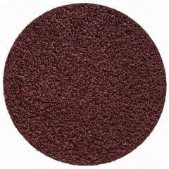 Merit Abrasives - 1-1/2" Disc Diam, 60 Grit, Aluminum Oxide Quick Change Disc - Type R Attaching System, Coated, Brown, 30,000 RPM, ALO Series - Americas Industrial Supply