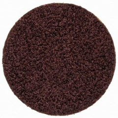 Merit Abrasives - 3/4" Disc Diam, 80 Grit, Aluminum Oxide Quick Change Disc - Type R Attaching System, Coated, Brown, 40,000 RPM, ALO Series - Americas Industrial Supply