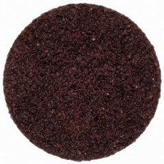Merit Abrasives - 3/4" Disc Diam, 60 Grit, Aluminum Oxide Quick Change Disc - Type R Attaching System, Coated, Brown, 40,000 RPM, ALO Series - Americas Industrial Supply