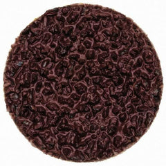 Merit Abrasives - 3/4" Disc Diam, 36 Grit, Aluminum Oxide Quick Change Disc - Type R Attaching System, Coated, Brown, 40,000 RPM, ALO Series - Americas Industrial Supply