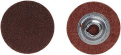 Merit Abrasives - 4" Disc Diam, 60 Grit, Aluminum Oxide Quick Change Disc - Type S Attaching System, Coated, Brown, 12,000 RPM, ALO Series - Americas Industrial Supply