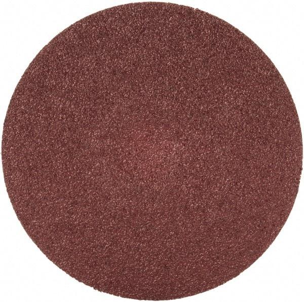 Merit Abrasives - 3" Disc Diam, 80 Grit, Aluminum Oxide Quick Change Disc - Type S Attaching System, Coated, Brown, 20,000 RPM, ALO Series - Americas Industrial Supply