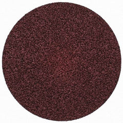 Merit Abrasives - 3" Disc Diam, 36 Grit, Aluminum Oxide Quick Change Disc - Type S Attaching System, Coated, Brown, 20,000 RPM, ALO Series - Americas Industrial Supply