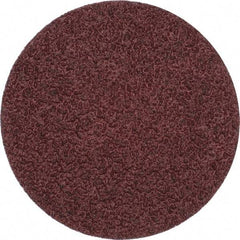 Merit Abrasives - 3" Disc Diam, 36 Grit, Aluminum Oxide Quick Change Disc - Type P Attaching System, Coated, Brown, 20,000 RPM, ALO Series - Americas Industrial Supply