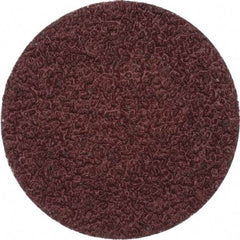 Merit Abrasives - 2" Disc Diam, 36 Grit, Aluminum Oxide Quick Change Disc - Type P Attaching System, Coated, Brown, 30,000 RPM, ALO Series - Americas Industrial Supply