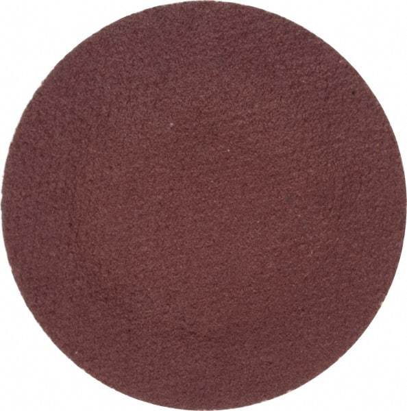 Merit Abrasives - 1-1/2" Disc Diam, 240 Grit, Aluminum Oxide Quick Change Disc - Type P Attaching System, Coated, Brown, 30,000 RPM, ALO Series - Americas Industrial Supply