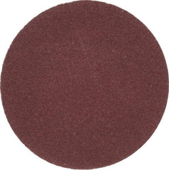 Merit Abrasives - 1-1/2" Disc Diam, 120 Grit, Aluminum Oxide Quick Change Disc - Type P Attaching System, Coated, Brown, 30,000 RPM, ALO Series - Americas Industrial Supply