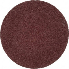 Merit Abrasives - 1-1/2" Disc Diam, 80 Grit, Aluminum Oxide Quick Change Disc - Type P Attaching System, Coated, Brown, 30,000 RPM, ALO Series - Americas Industrial Supply