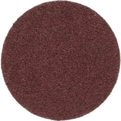 Merit Abrasives - 1-1/2" Disc Diam, 60 Grit, Aluminum Oxide Quick Change Disc - Type P Attaching System, Coated, Brown, 30,000 RPM, ALO Series - Americas Industrial Supply