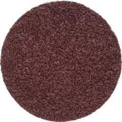 Merit Abrasives - 1-1/2" Disc Diam, 40 Grit, Aluminum Oxide Quick Change Disc - Type P Attaching System, Coated, Brown, 30,000 RPM, ALO Series - Americas Industrial Supply