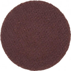 Merit Abrasives - 1" Disc Diam, 320 Grit, Aluminum Oxide Quick Change Disc - Type P Attaching System, Coated, Brown, 40,000 RPM, ALO Series - Americas Industrial Supply