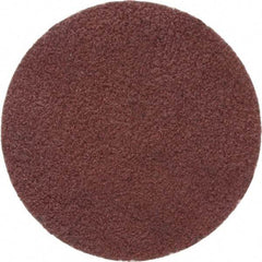 Merit Abrasives - 1" Disc Diam, 120 Grit, Aluminum Oxide Quick Change Disc - Type P Attaching System, Coated, Brown, 40,000 RPM, ALO Series - Americas Industrial Supply