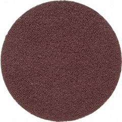 Merit Abrasives - 1" Disc Diam, 100 Grit, Aluminum Oxide Quick Change Disc - Type P Attaching System, Coated, Brown, 40,000 RPM, ALO Series - Americas Industrial Supply