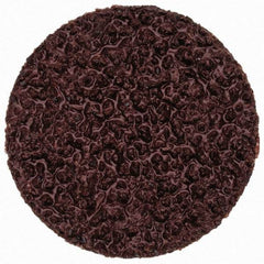Merit Abrasives - 1" Disc Diam, 36 Grit, Aluminum Oxide Quick Change Disc - Type P Attaching System, Coated, Brown, 40,000 RPM, ALO Series - Americas Industrial Supply