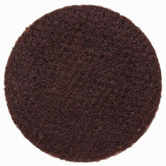Merit Abrasives - 3/4" Disc Diam, 320 Grit, Aluminum Oxide Quick Change Disc - Type P Attaching System, Coated, Brown, 40,000 RPM, ALO Series - Americas Industrial Supply