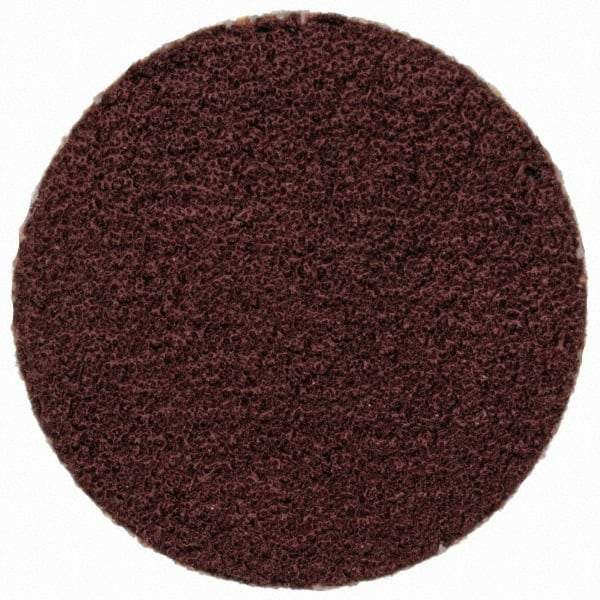 Merit Abrasives - 3/4" Disc Diam, 180 Grit, Aluminum Oxide Quick Change Disc - Type P Attaching System, Coated, Brown, 40,000 RPM, ALO Series - Americas Industrial Supply