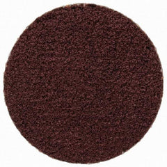 Merit Abrasives - 3/4" Disc Diam, 180 Grit, Aluminum Oxide Quick Change Disc - Type P Attaching System, Coated, Brown, 40,000 RPM, ALO Series - Americas Industrial Supply