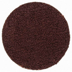 Merit Abrasives - 3/4" Disc Diam, 150 Grit, Aluminum Oxide Quick Change Disc - Type P Attaching System, Coated, Brown, 40,000 RPM, ALO Series - Americas Industrial Supply