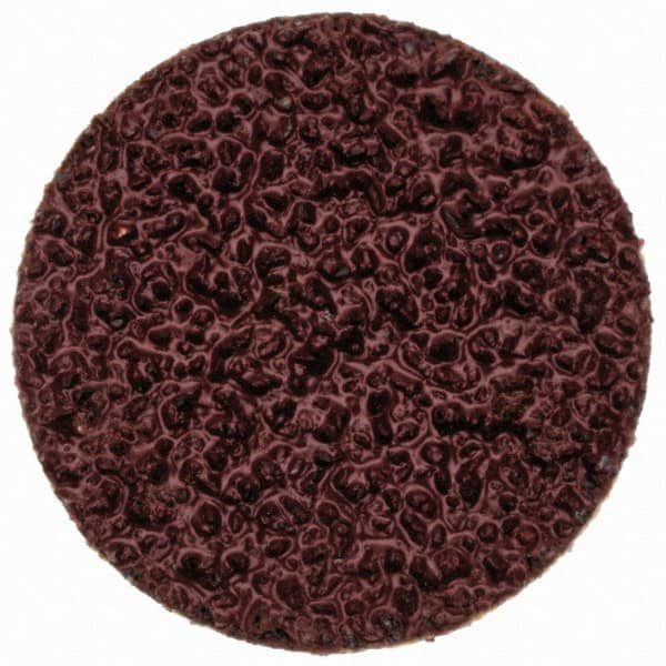 Merit Abrasives - 3/4" Disc Diam, 40 Grit, Aluminum Oxide Quick Change Disc - Type P Attaching System, Coated, Brown, 40,000 RPM, ALO Series - Americas Industrial Supply