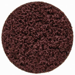 Merit Abrasives - 3/4" Disc Diam, 40 Grit, Aluminum Oxide Quick Change Disc - Type P Attaching System, Coated, Brown, 40,000 RPM, ALO Series - Americas Industrial Supply