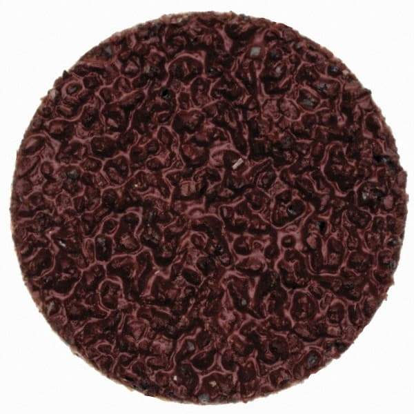 Merit Abrasives - 3/4" Disc Diam, 36 Grit, Aluminum Oxide Quick Change Disc - Type P Attaching System, Coated, Brown, 40,000 RPM, ALO Series - Americas Industrial Supply