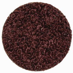 Merit Abrasives - 3/4" Disc Diam, 36 Grit, Aluminum Oxide Quick Change Disc - Type P Attaching System, Coated, Brown, 40,000 RPM, ALO Series - Americas Industrial Supply