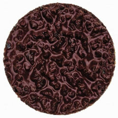 Merit Abrasives - 3/4" Disc Diam, 24 Grit, Aluminum Oxide Quick Change Disc - Type P Attaching System, Coated, Brown, 40,000 RPM, ALO Series - Americas Industrial Supply