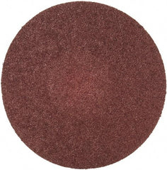 Merit Abrasives - 3" Disc Diam, 80 Grit, Aluminum Oxide Quick Change Disc - Type R Attaching System, Coated, Brown, 20,000 RPM, ALO Series - Americas Industrial Supply