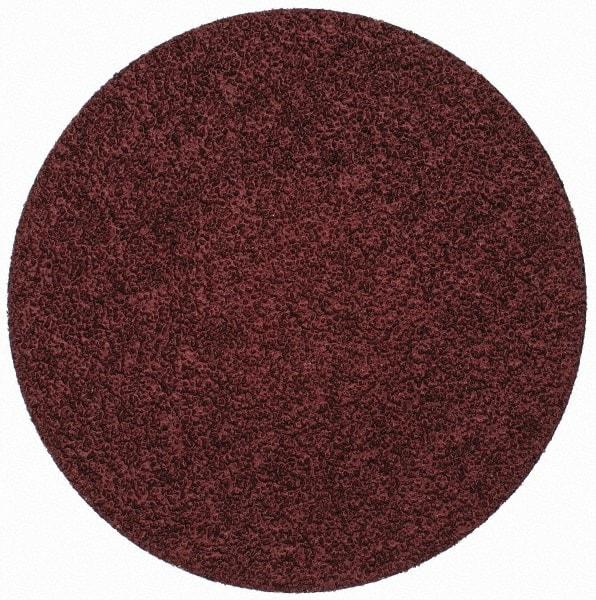 Merit Abrasives - 3" Disc Diam, 50 Grit, Aluminum Oxide Quick Change Disc - Type R Attaching System, Coated, Brown, 20,000 RPM, ALO Series - Americas Industrial Supply