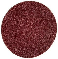Merit Abrasives - 2" Disc Diam, 80 Grit, Aluminum Oxide Quick Change Disc - Type R Attaching System, Coated, Brown, 30,000 RPM, ALO Series - Americas Industrial Supply