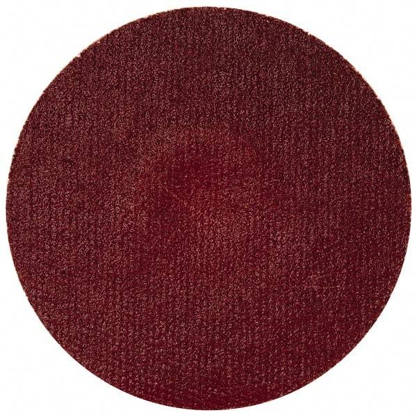 Merit Abrasives - 2" Disc Diam, 240 Grit, Aluminum Oxide Quick Change Disc - Type S Attaching System, Coated, Brown, 30,000 RPM, ALO Series - Americas Industrial Supply