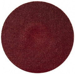 Merit Abrasives - 2" Disc Diam, 240 Grit, Aluminum Oxide Quick Change Disc - Type S Attaching System, Coated, Brown, 30,000 RPM, ALO Series - Americas Industrial Supply