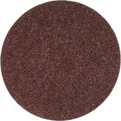 Merit Abrasives - 2" Disc Diam, 80 Grit, Aluminum Oxide Quick Change Disc - Type S Attaching System, Coated, Brown, 30,000 RPM, ALO Series - Americas Industrial Supply