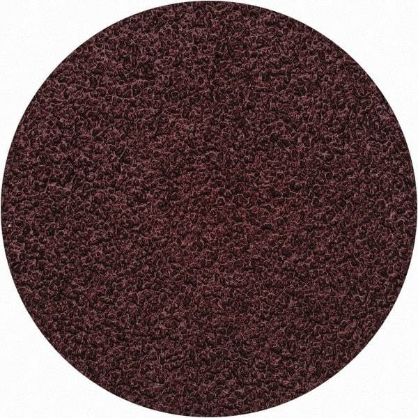 Merit Abrasives - 2" Disc Diam, 50 Grit, Aluminum Oxide Quick Change Disc - Type S Attaching System, Coated, Brown, 30,000 RPM, ALO Series - Americas Industrial Supply