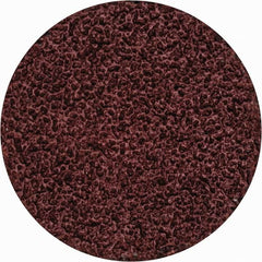 Merit Abrasives - 1-1/2" Disc Diam, 40 Grit, Aluminum Oxide Quick Change Disc - Type S Attaching System, Coated, Brown, 30,000 RPM, ALO Series - Americas Industrial Supply