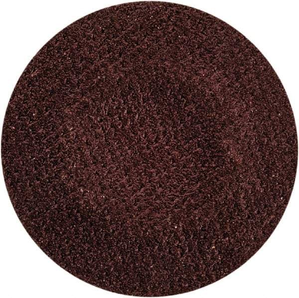 Merit Abrasives - 1" Disc Diam, 240 Grit, Aluminum Oxide Quick Change Disc - Type S Attaching System, Coated, Brown, 40,000 RPM, ALO Series - Americas Industrial Supply