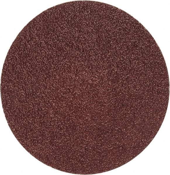 Merit Abrasives - 3" Disc Diam, 50 Grit, Aluminum Oxide Quick Change Disc - Type P Attaching System, Coated, Brown, 20,000 RPM, ALO Series - Americas Industrial Supply