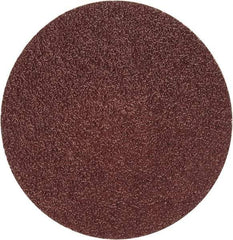 Merit Abrasives - 3" Disc Diam, 50 Grit, Aluminum Oxide Quick Change Disc - Type P Attaching System, Coated, Brown, 20,000 RPM, ALO Series - Americas Industrial Supply