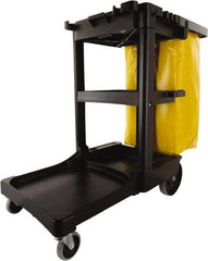 Rubbermaid - Plastic Janitor Cart - 21-3/4" Width - Americas Industrial Supply