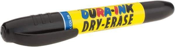 Markal - Black 1/8" Bullet Felt-Tip Dry Erase Markers - For Use with Dry Erase Marker Boards - Americas Industrial Supply