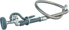 T&S Brass - Faucet Replacement Pre-Rinse Spray with Flexible SS Hose - Stainless Steel - Americas Industrial Supply