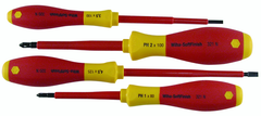 Insulated Slotted Screwdriver 3.5 & 4.5mm & Phillips # 1 & # 2. 4 Piece Set - Americas Industrial Supply